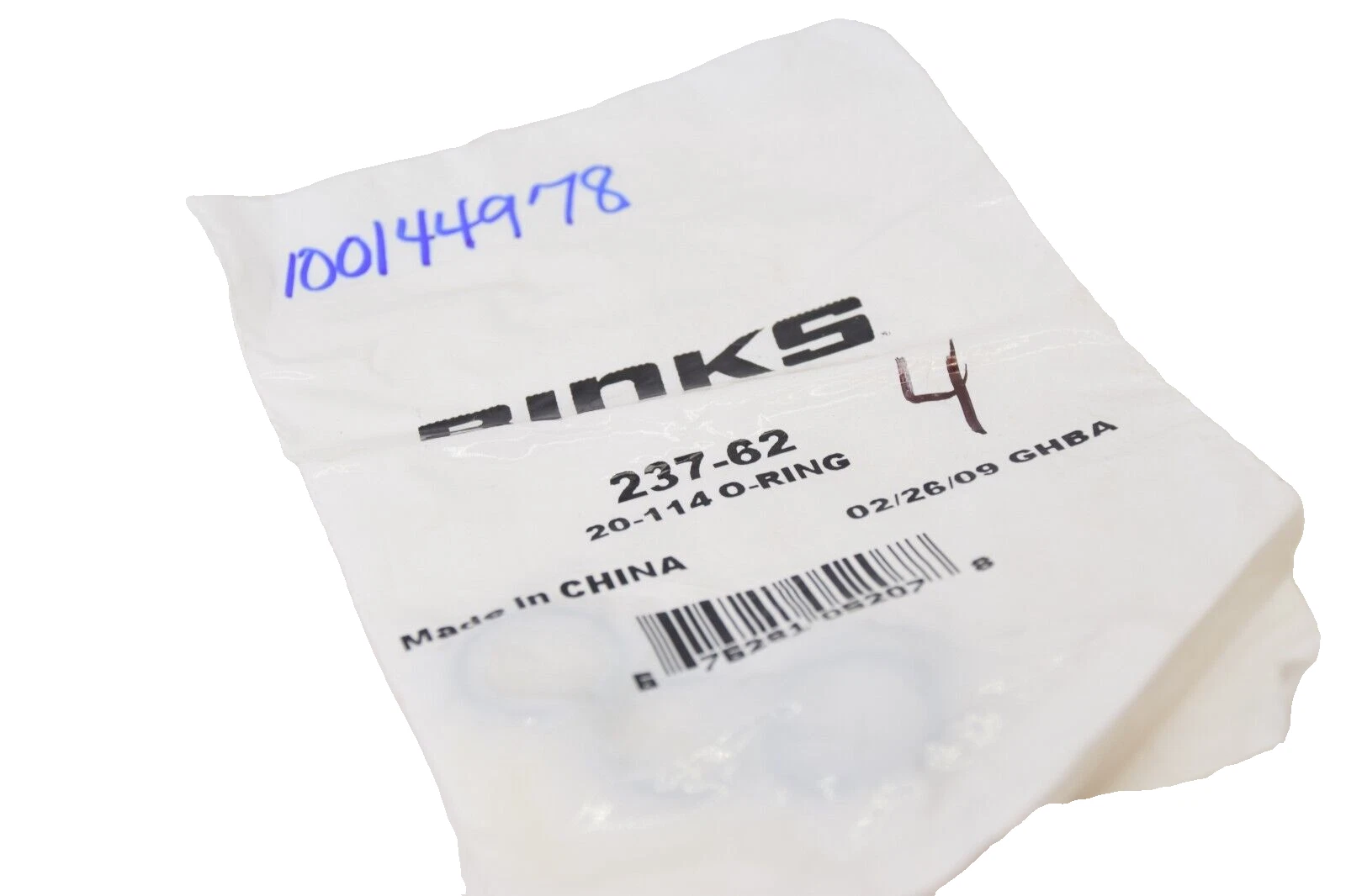 (NEW - Pack of 4) BINKS 237-62 , 23762 O-Ring