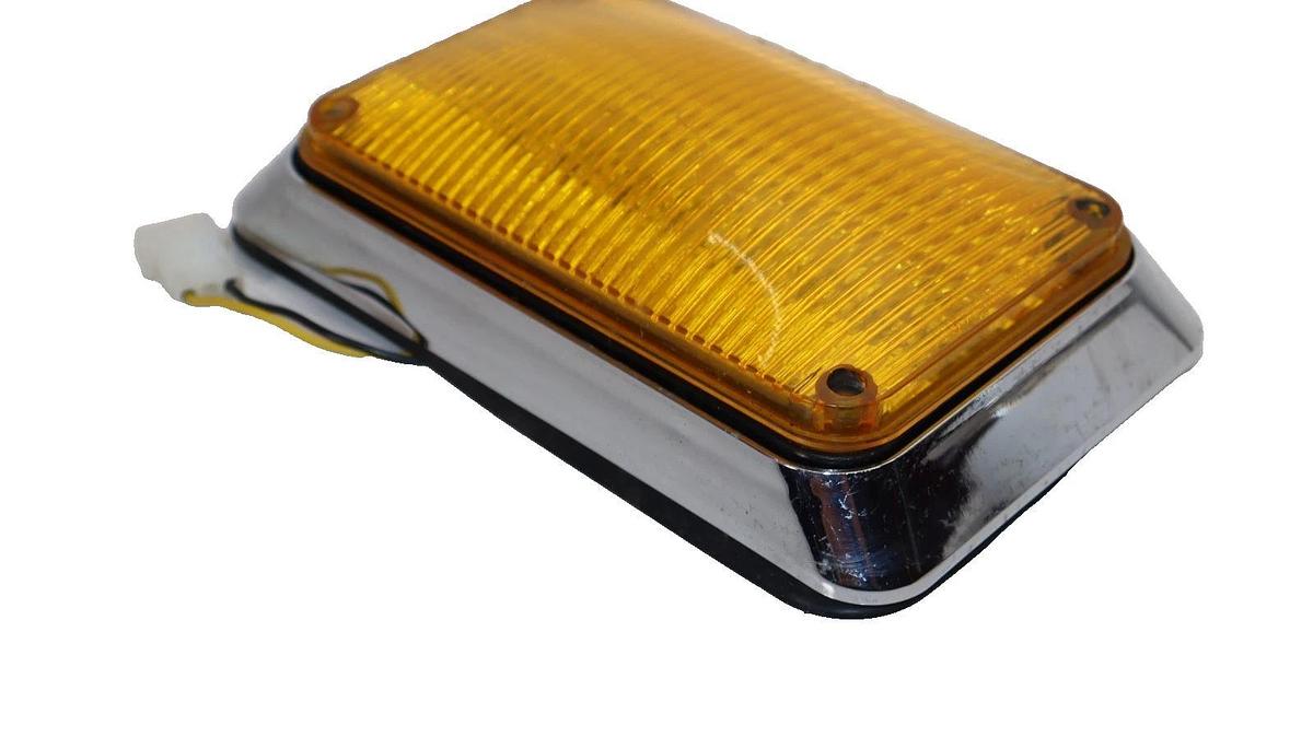 Used Whelen Linear Super LED Amber Cover 600 Series 60A02SAR 01-06841262A00 12Vdc