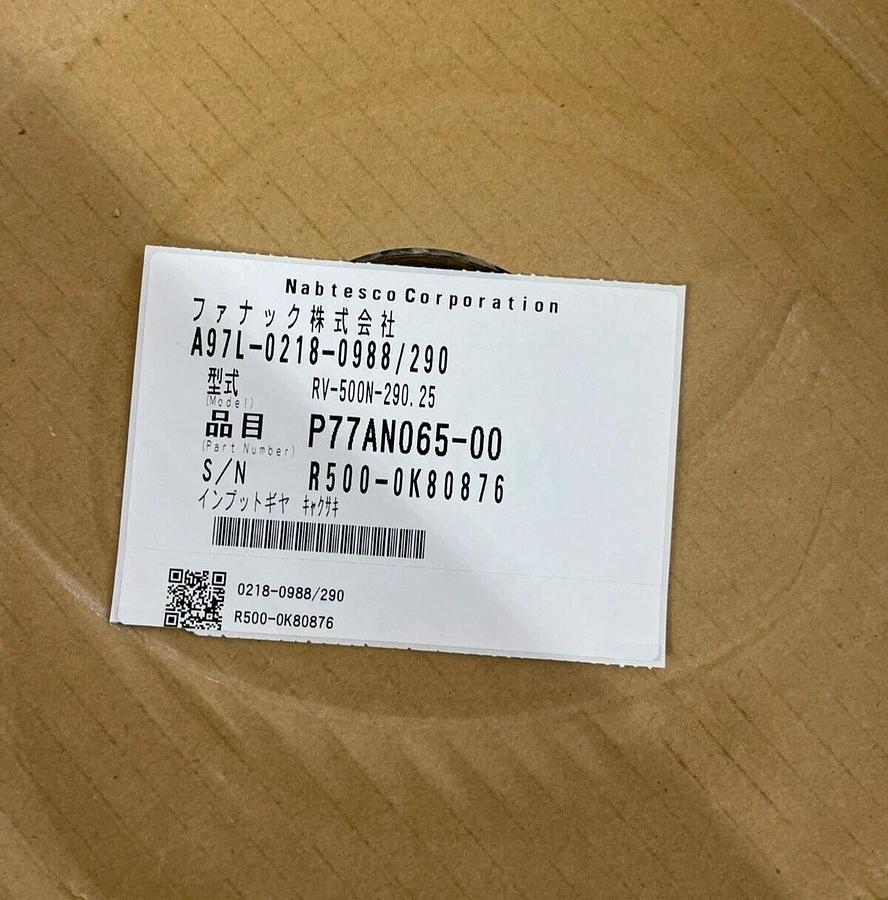 Fanuc Nabtesco Precision Reduction Gear RV Axis Reducer A97L-0218-0988/290 *NEW*