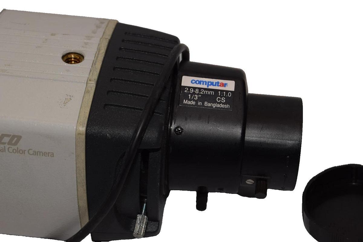Used Pelco CCC5100H-6A Color Camera With Computar 2.9-8.2mm 1/3" Lens