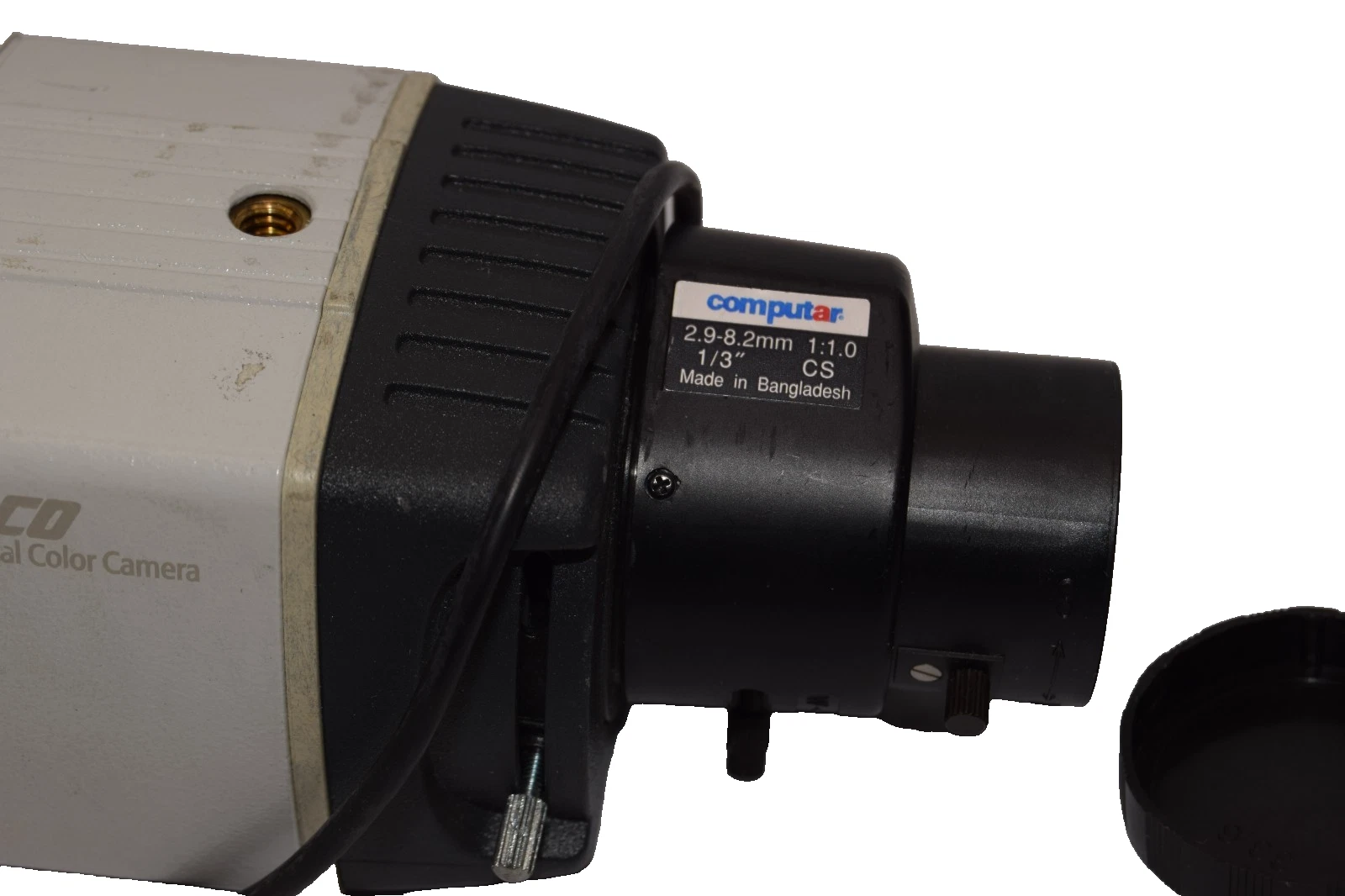 Used Pelco CCC5100H-6A Color Camera With Computar 2.9-8.2mm 1/3" Lens