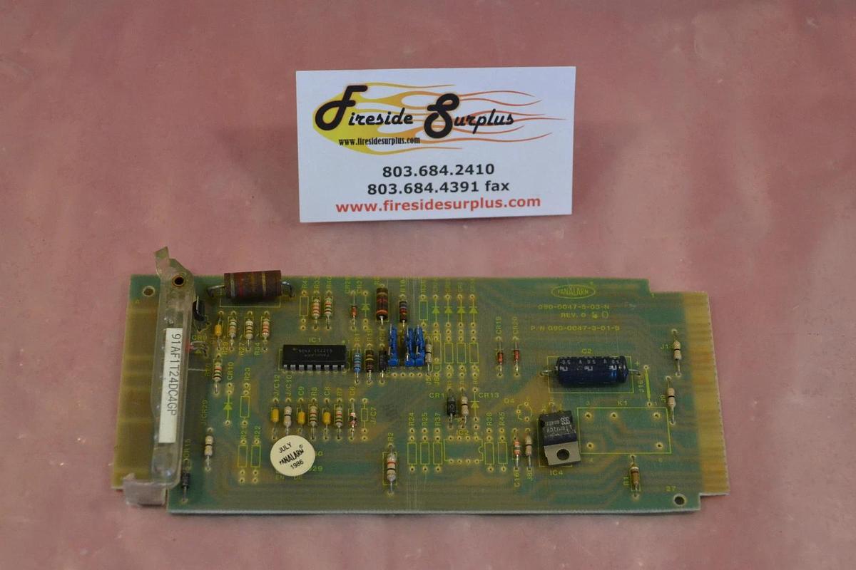 Used PANALARM CIRCUIT BOARD CARD 090-0047-5-03-N 090 0047 5 03 N 0900047503N Rev.0