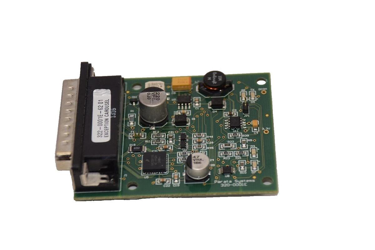 Used PARATA SYSTEMS 320-0001E , 3200001E Sensor Unloader Valve PCB Board
