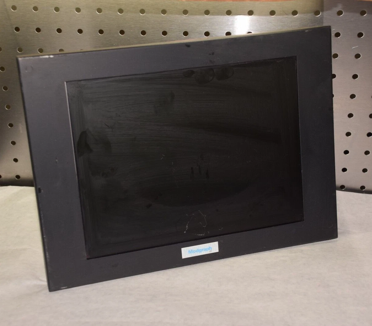 Used Modgraph Industrial FP-AM12, LCD Monitor, 12V, 1.5A, 18watts (untested)