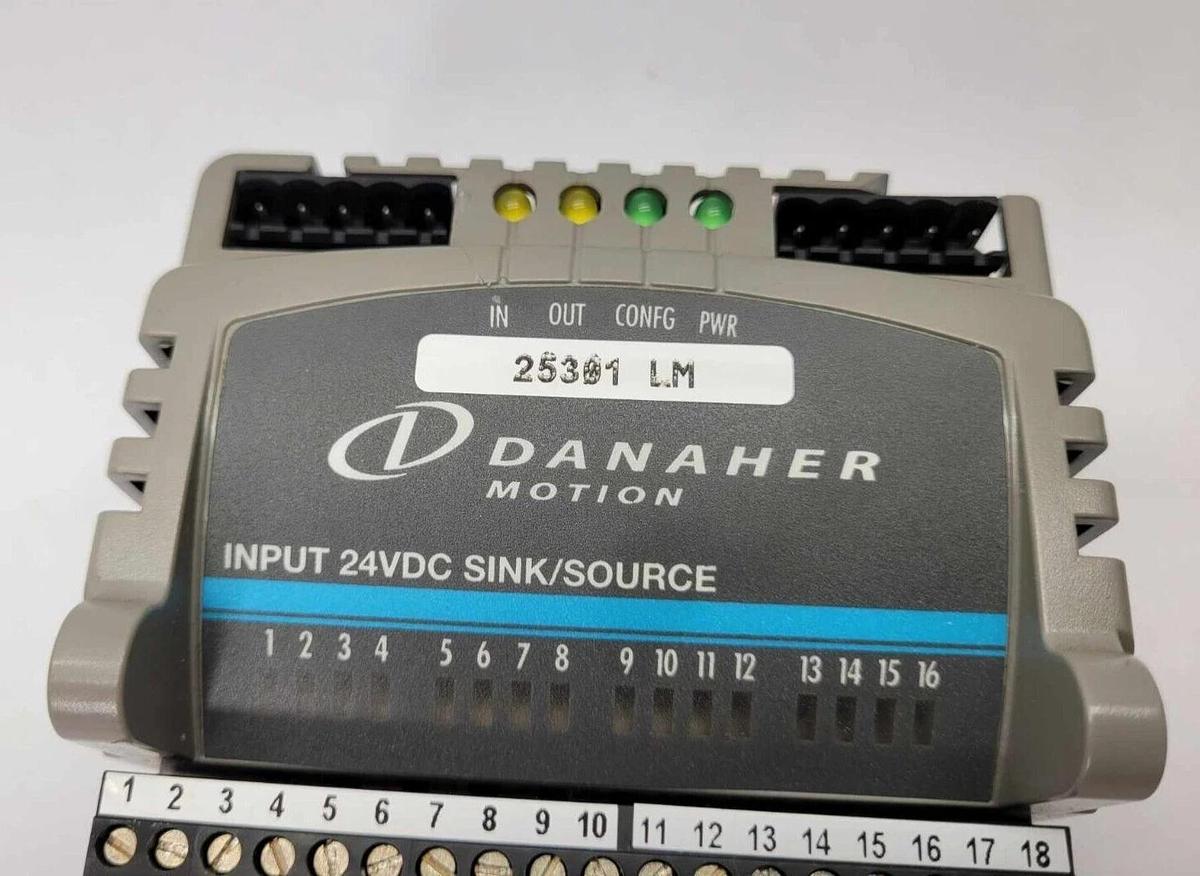 Used Danaher Motion Input 24vdc Sink Source M.1300.7372.R1 M 1300 7372 R1 *AS-IS*