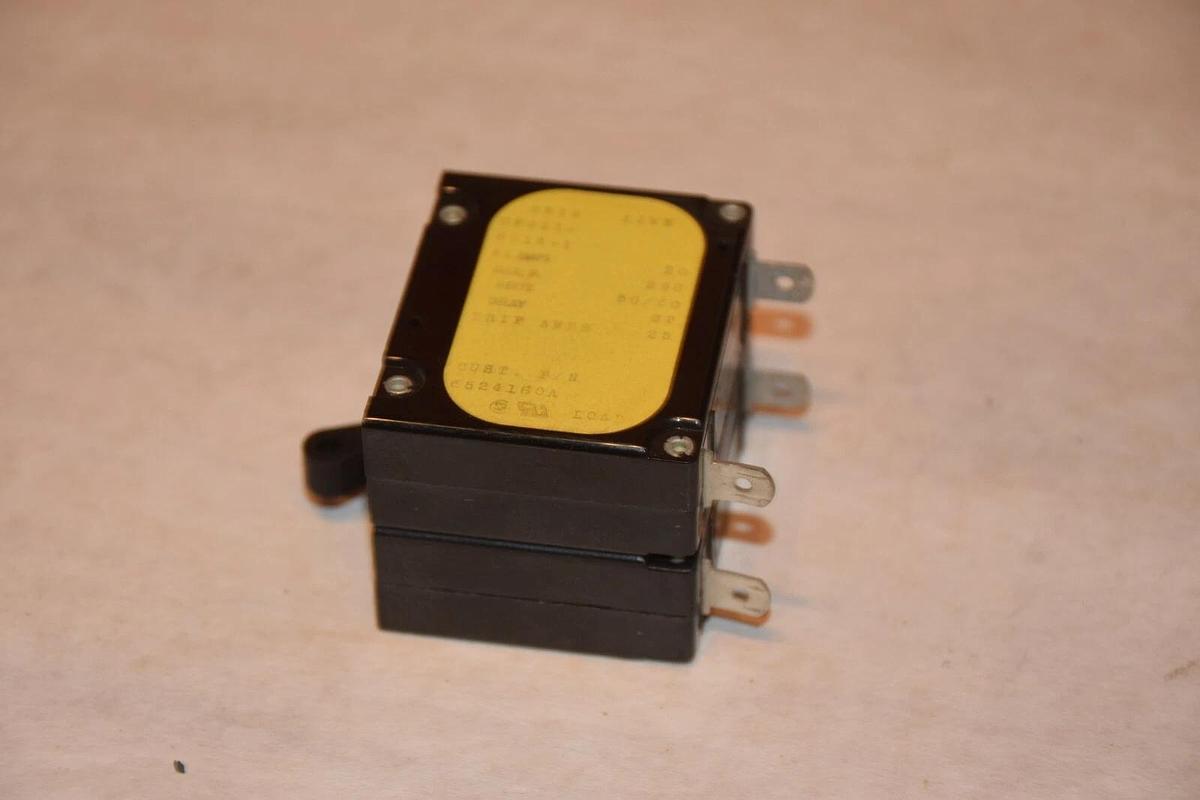 Used AIRPAX UPG11-8013-1 20 F.L.AMPS 25 TRIP AMPS 50/60Hz CIRCUIT BREAKER
