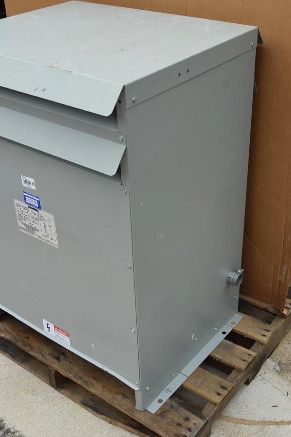 Used Siemens Dry Transformer 45kva 45 kva 3F3Y045K13FC Ser H 3ph 480v 208y/120v
