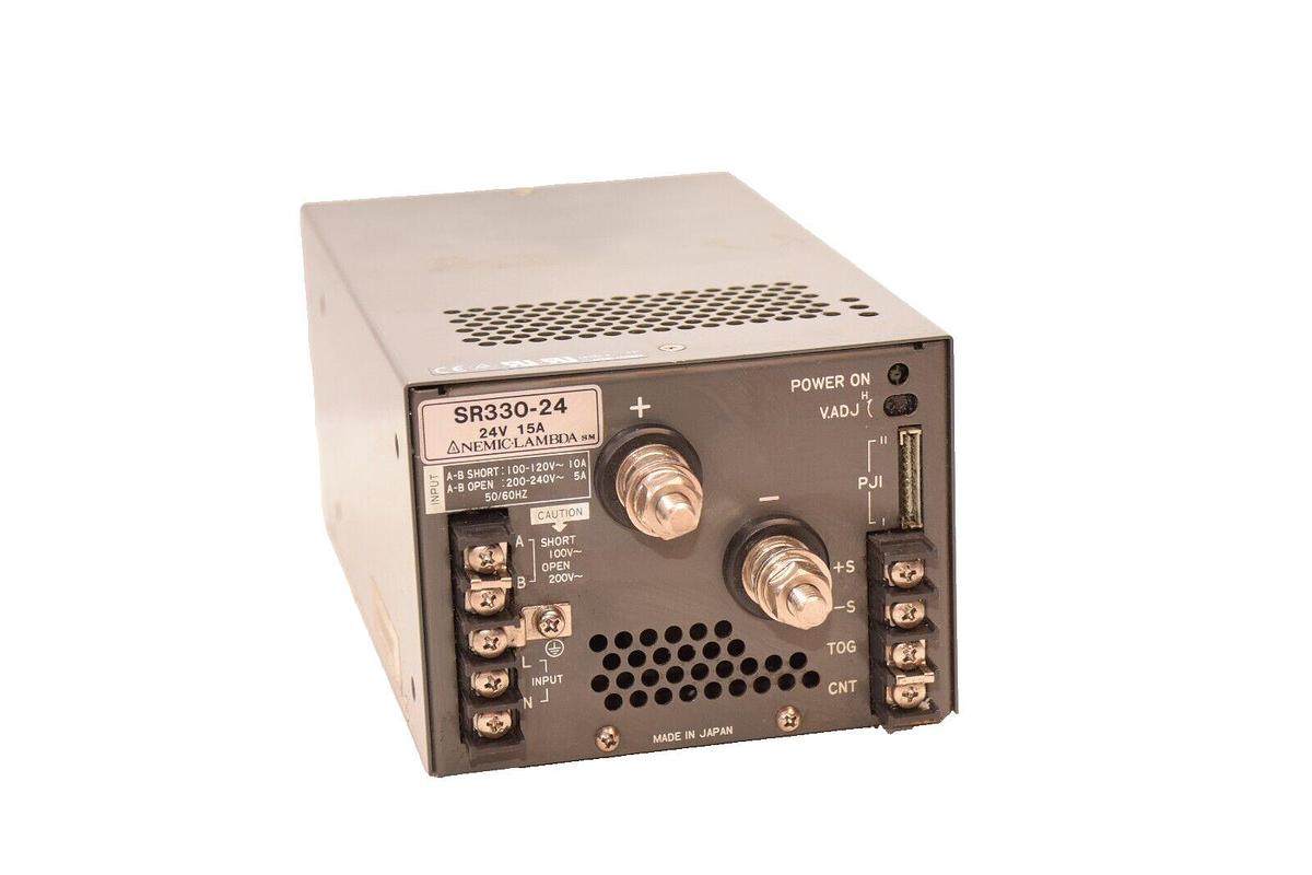 Used NEMIC LAMBDA SR330-24 , SR33024 24V 15A Power Supply