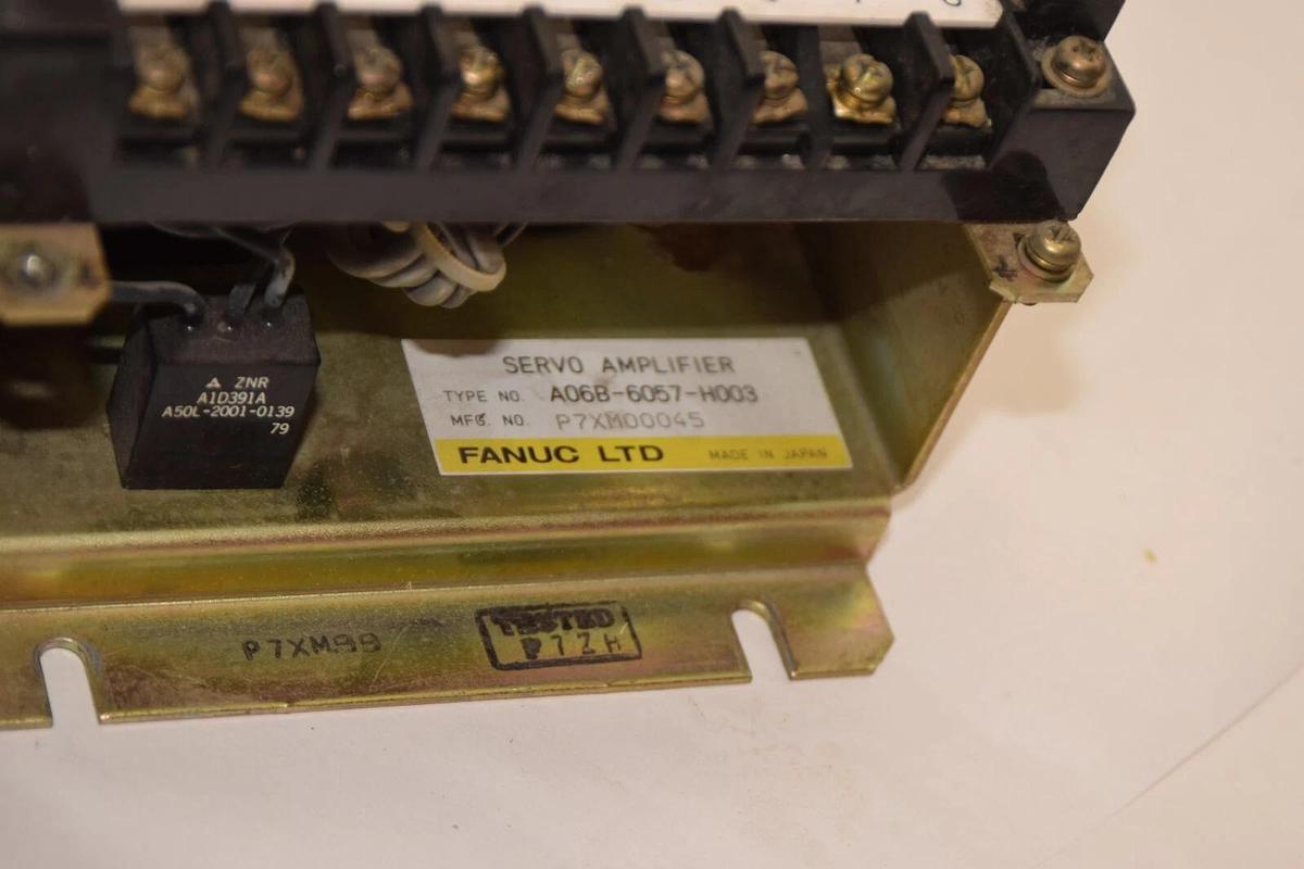 Used FANUC A06B-6057-H003 Servo Amplifier Motor Drive P7XM00045