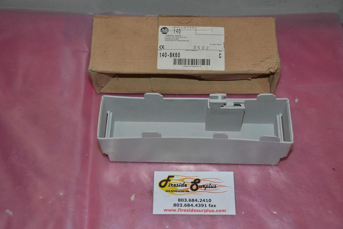 ALLEN BRADLEY TERMINAL BLOCK COVER 140-BK60 140 BK60 140BK60 SER. C NEW
