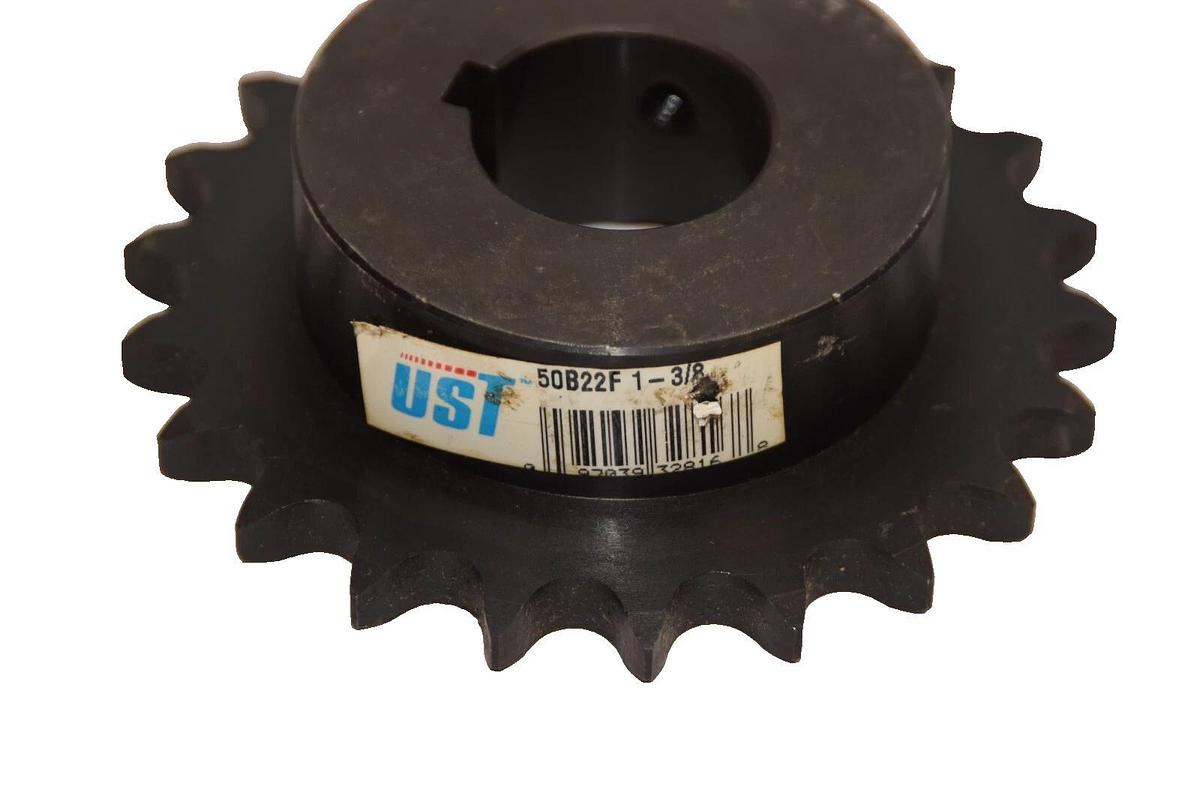 TSUBAKI UST Sprocket 50822F 1-3/8 1-3/8" Bore 22 Teeth (New)