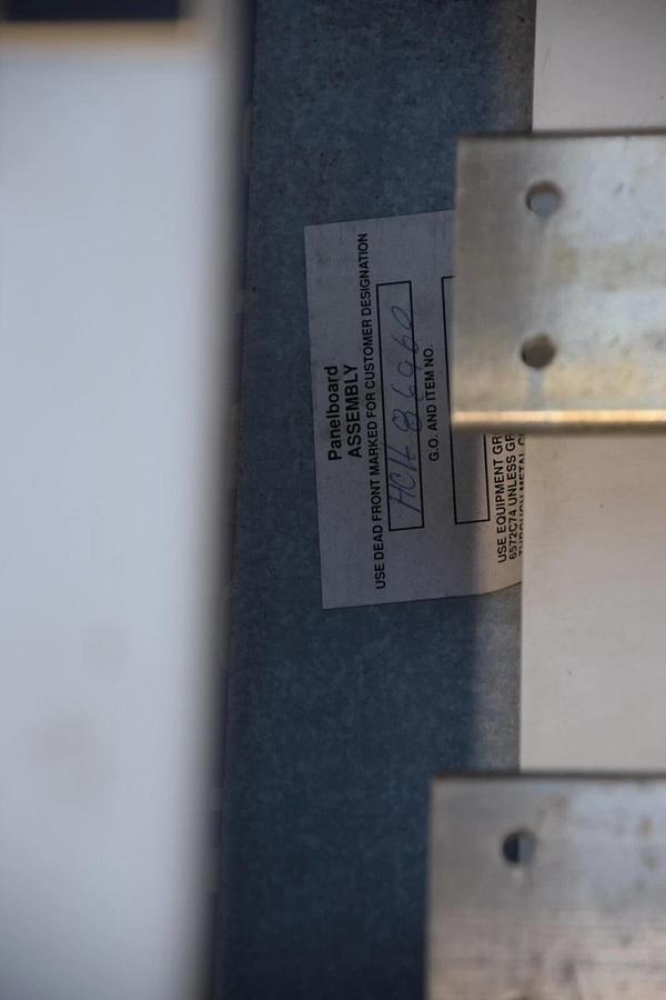 Used Cutler-Hammer 800A Panelboard Pow-R-Line PRL4b 480/277v 800 Amp 3ph 4w Typ 1