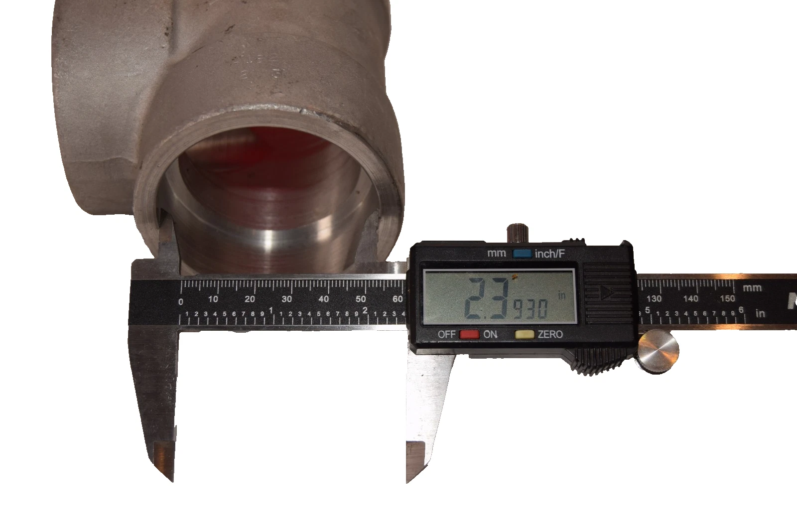 Pipe Tee 2" x 2" x 2 3MSW Socket Weld 304 ZS Stainless Steel A182 216