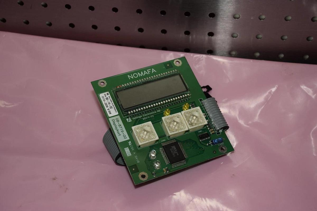 Used VELLINGE ELECTRONICS CIRCUIT BOARD 88-14-02 0113-2238, 08-8719-00