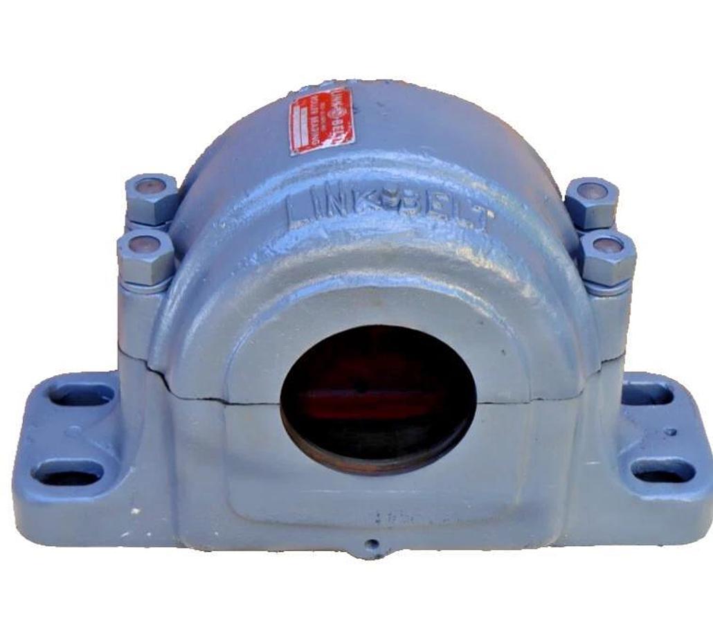 Link Belt 4 Bolt 5-7/16 Split Plummer Pillow Block Bearing HOUSING GP6887FC NOS