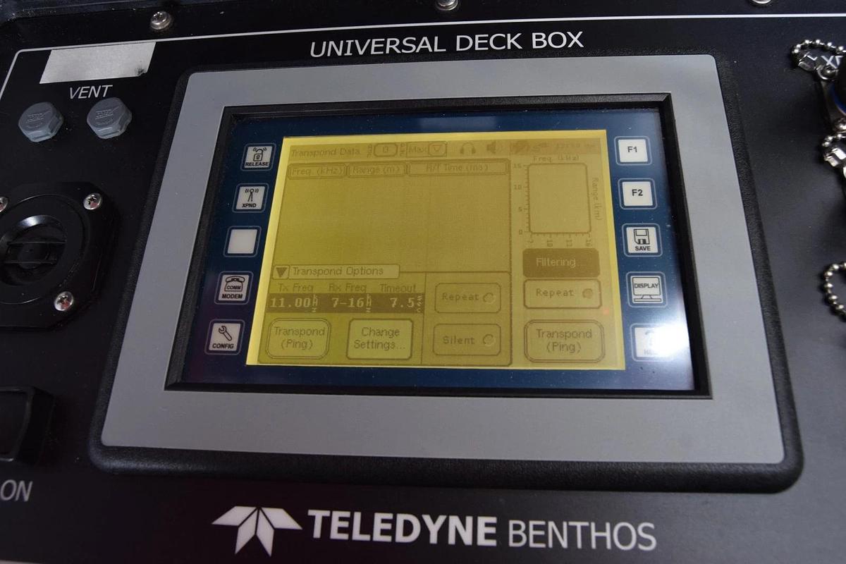 Used Teledyne Benthos Universal Deck Box UDB-9000-M UDB9000 Transponder AT-440-LF-0