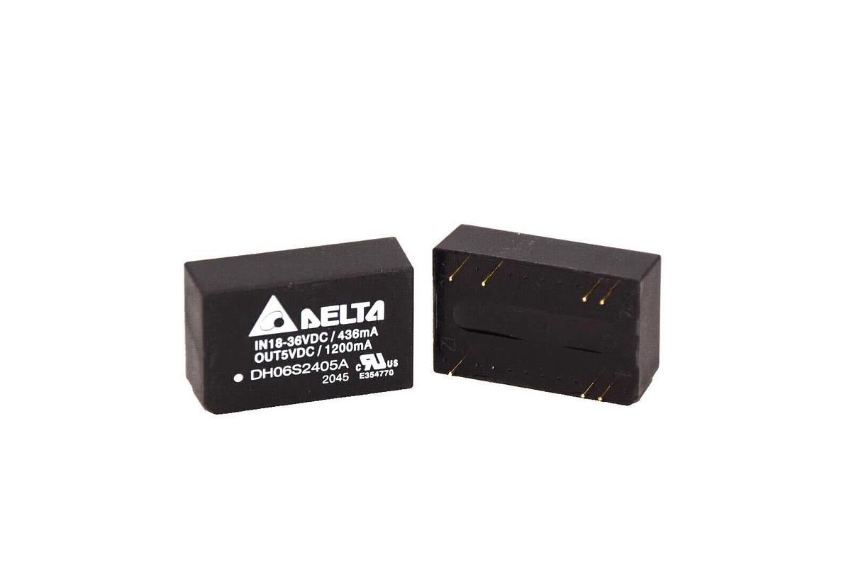 (NEW - Lot of 2) DELTA DH06S2405A Isolated DC/DC Converter