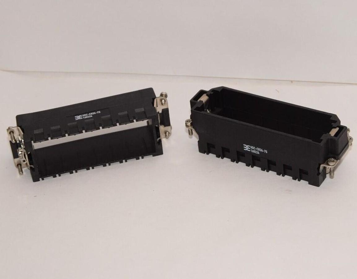 (NEW - Lot of 2) WEIDMULLER HDC-CR24-7S Heavy Duty Connector