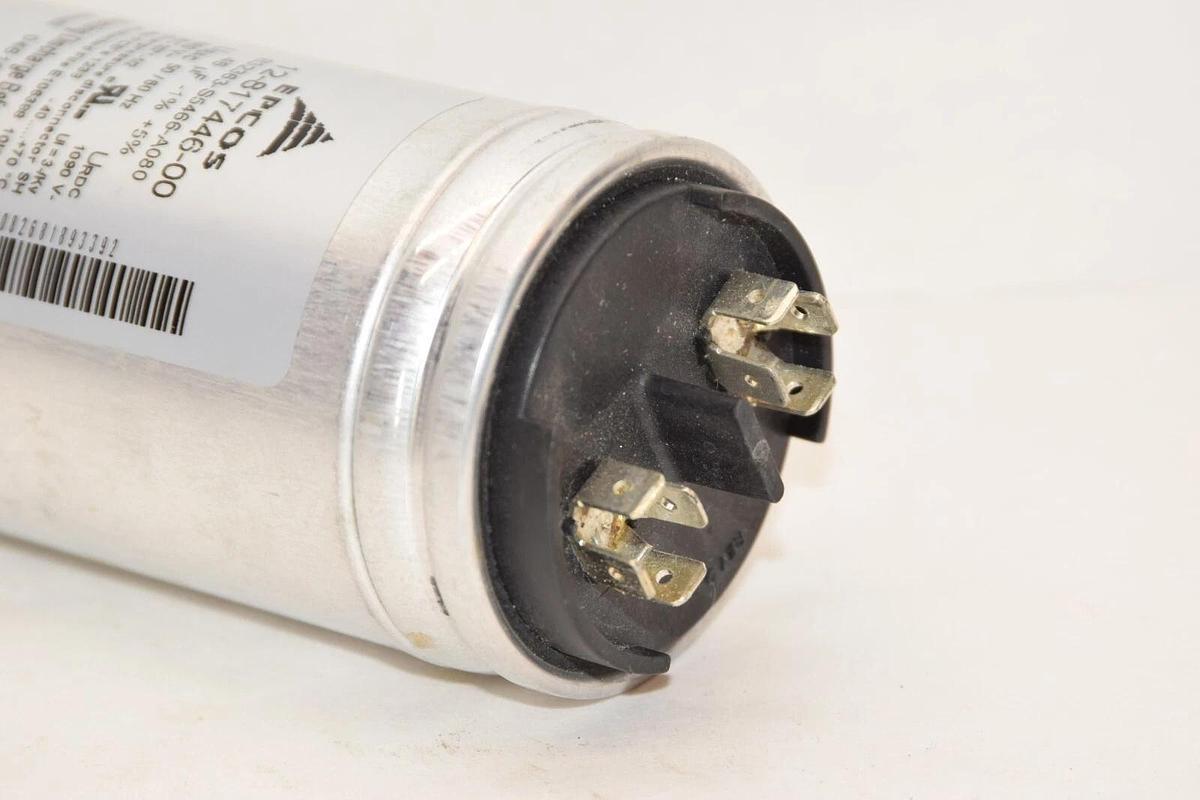 Used EPCOS 12-817446-00 B32363-S5466-A080 46uF -1% +5% 50/60Hz Capacitor