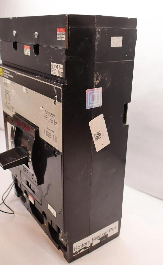 Used Square D Circuit Breaker 600 Amp 600A MAL26600 600v MAL S2 Shunt Trip: MA11021