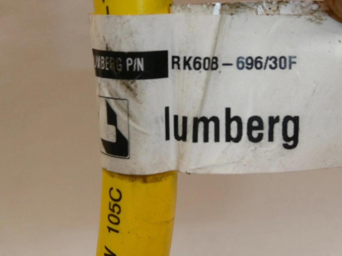 (NEW) LUMBERG RK60B-696/30F 6P Female Straight 16AWG 600V 8A Cordset