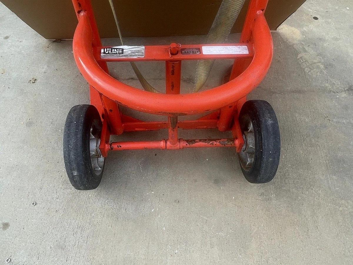 Used Wesco 40BT,45BT  1000 Lb Drum Hand Truck 30/55 Gallon plastic, fiber drum H-3012