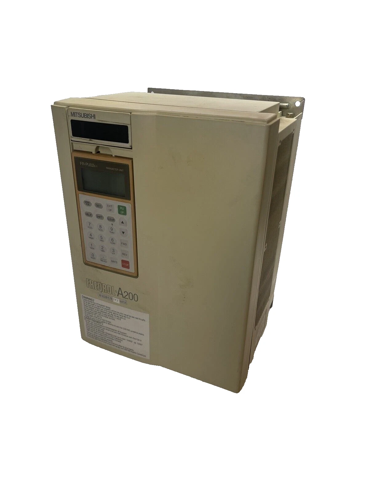 Used Mitsubishi FR-A220E-5.5K-TF2 10HP Freqrol A200 Inverter Drive  FR-A220E-5.5KTF
