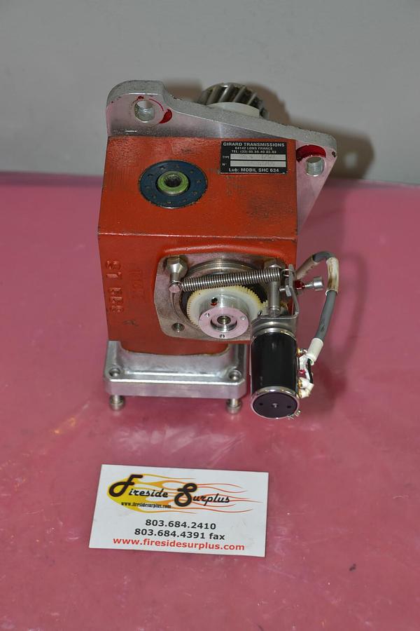 Used GIRARD TRANSMISSIONS TYPE 25.4 1/50 1-50 3765381/65 3765381 65 MOBIL SHC 634