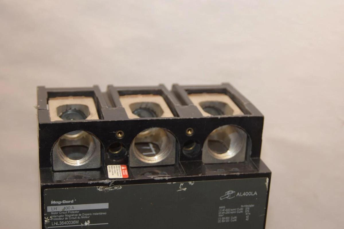 Used SQUARE D LHL3640036M 400A 400 Amp 400 A 600V Circuit Breaker *Missing Lugs*