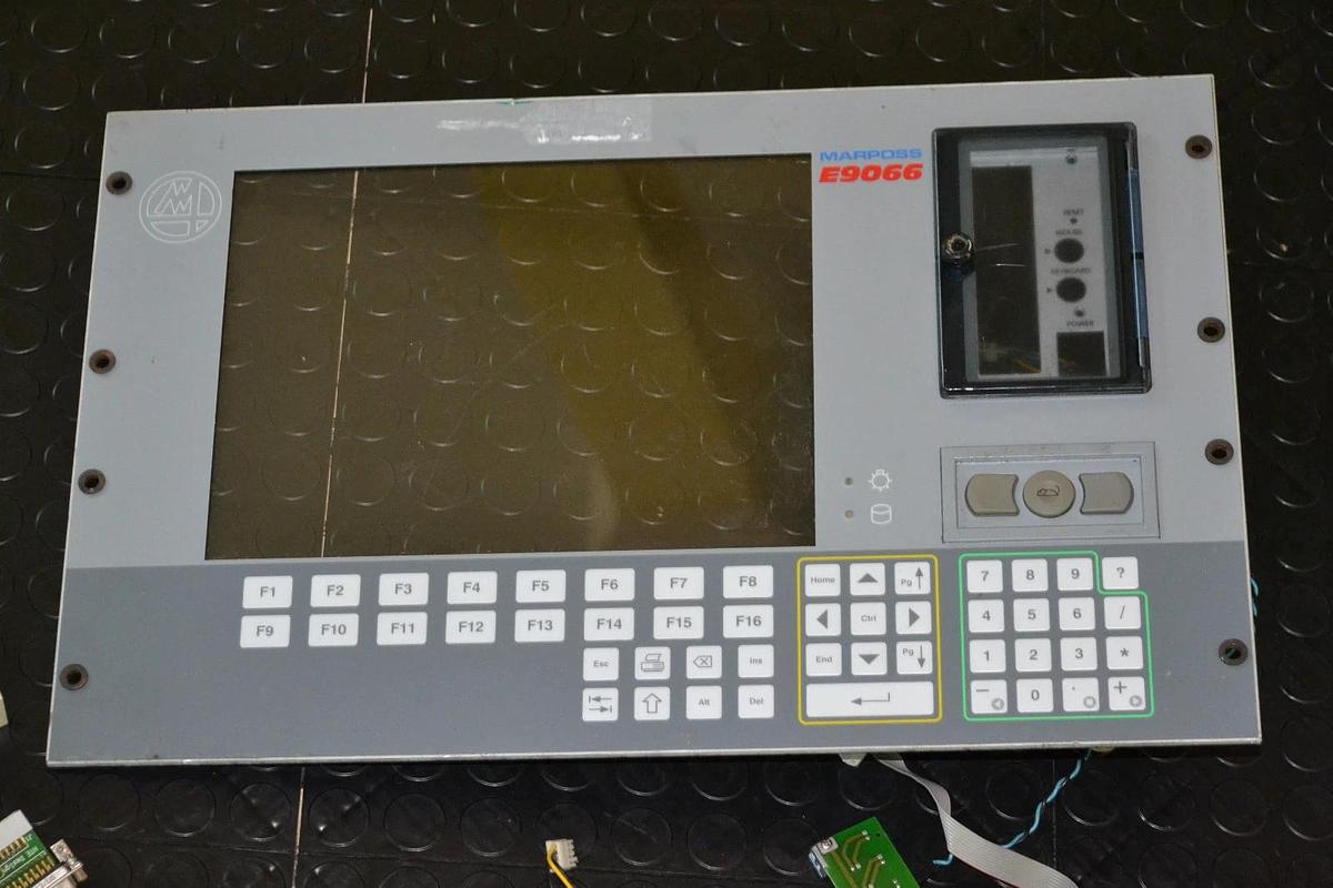 Used MARPOSS E9066 OPERATOR INTERFACE COVER & MISC. PARTS 7334002 201023