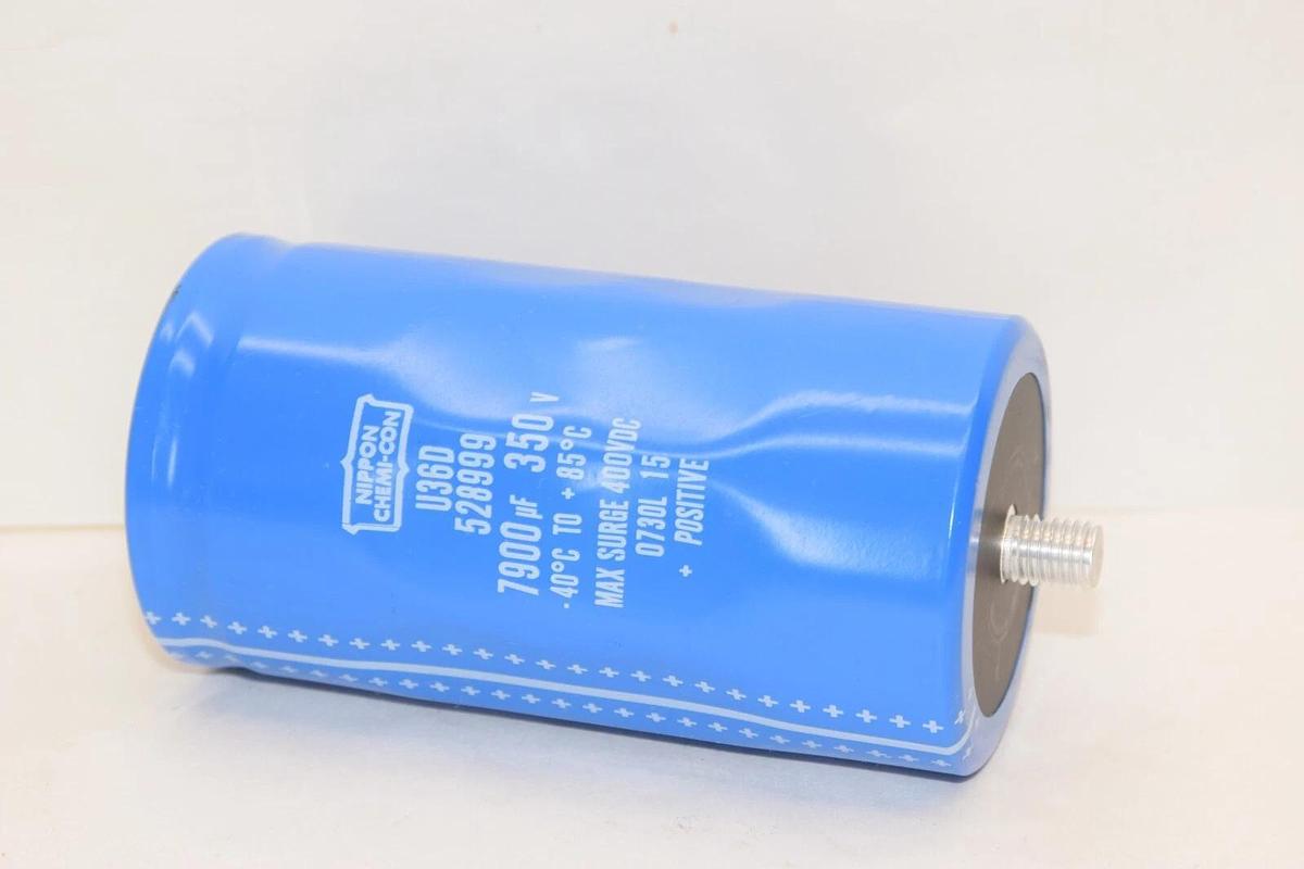 (NEW) NIPPON CHEMI-CON U36D 528999 7900uF 350Vdc Capacitor
