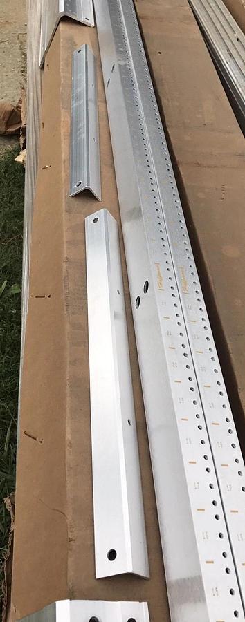 Hoffman EVR19FM58U Open LAN Rack, Equipment Rack  19"x 9', 58U, Mill Finish