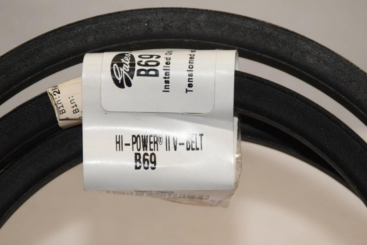 (NEW) GATES 9003-2069 B69 Hi-Power II V-Belt