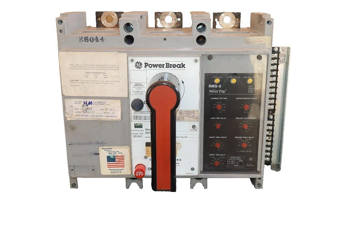 Refurbished GE General Electric Circuit Breaker Power Break 400A Amp TP84SSZ TR4S400