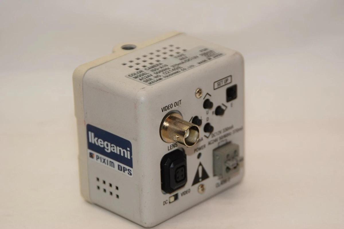 Used IKEGAMI ISD-A10 24V 50/60Hz 370mA Pixim DPS Color Camera