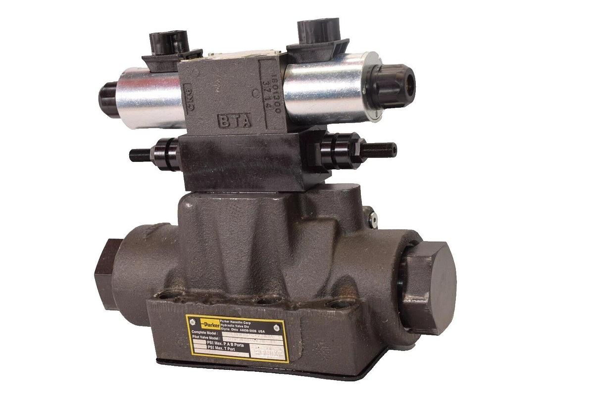 (NEW) PARKER D61VW004C4VJW3A , D1VHW004CVJW , FM2DDSV Directional Control Valve