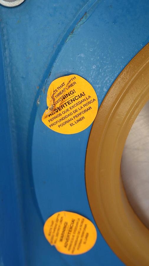 NewCon 08316DIBV  Knife Gate Valve 8" (New)
