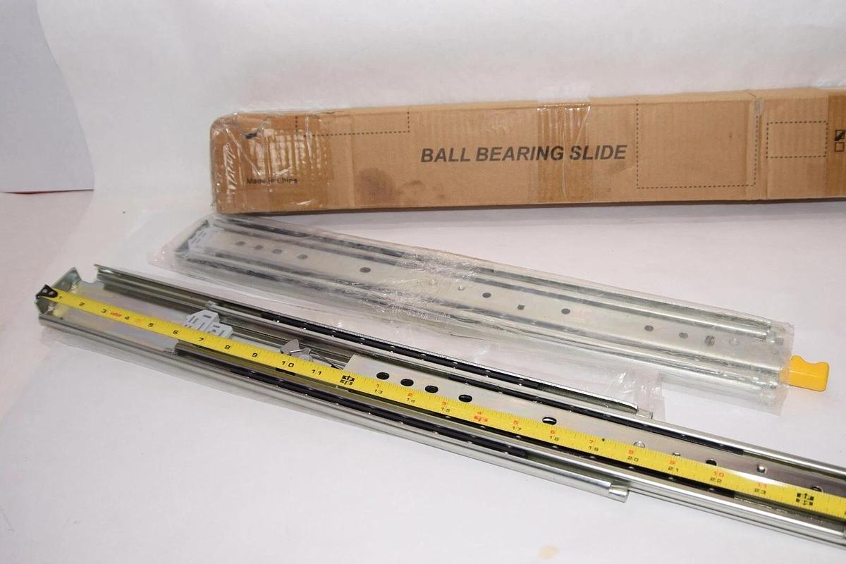 (NEW - Pair) AOLISHENG D2576 20" Heavy Duty Drawer Slides Ball Bearing