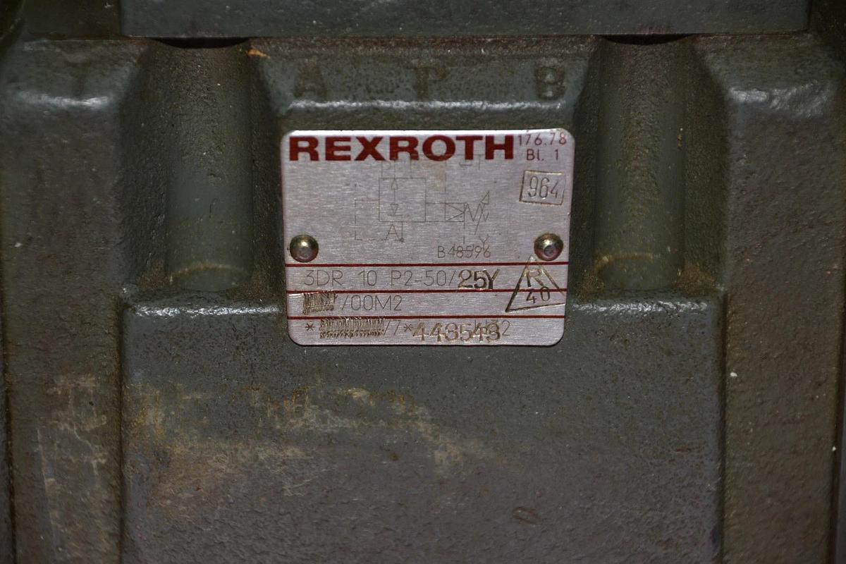 Used REXROTH VALVE 3DR 10 P2-50/25Y 3DR10P25025Y 3DR 10 P2 50/25Y DR 6 DP2-50 25YMW5