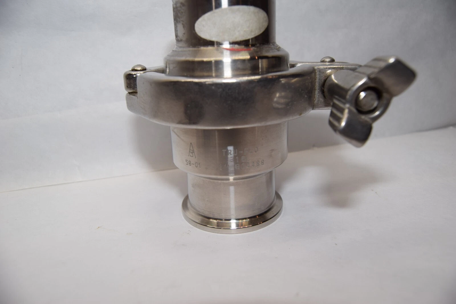 Used TRU-FLO 316L 1" 58-01,  B044BB , 804488 Sanitary Check Valve