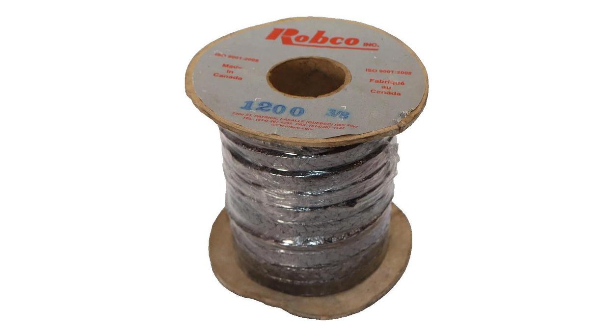 ROBCO INC. Thermograf  Compression Packing 1200 3/8" 1200-3/8" (NEW)