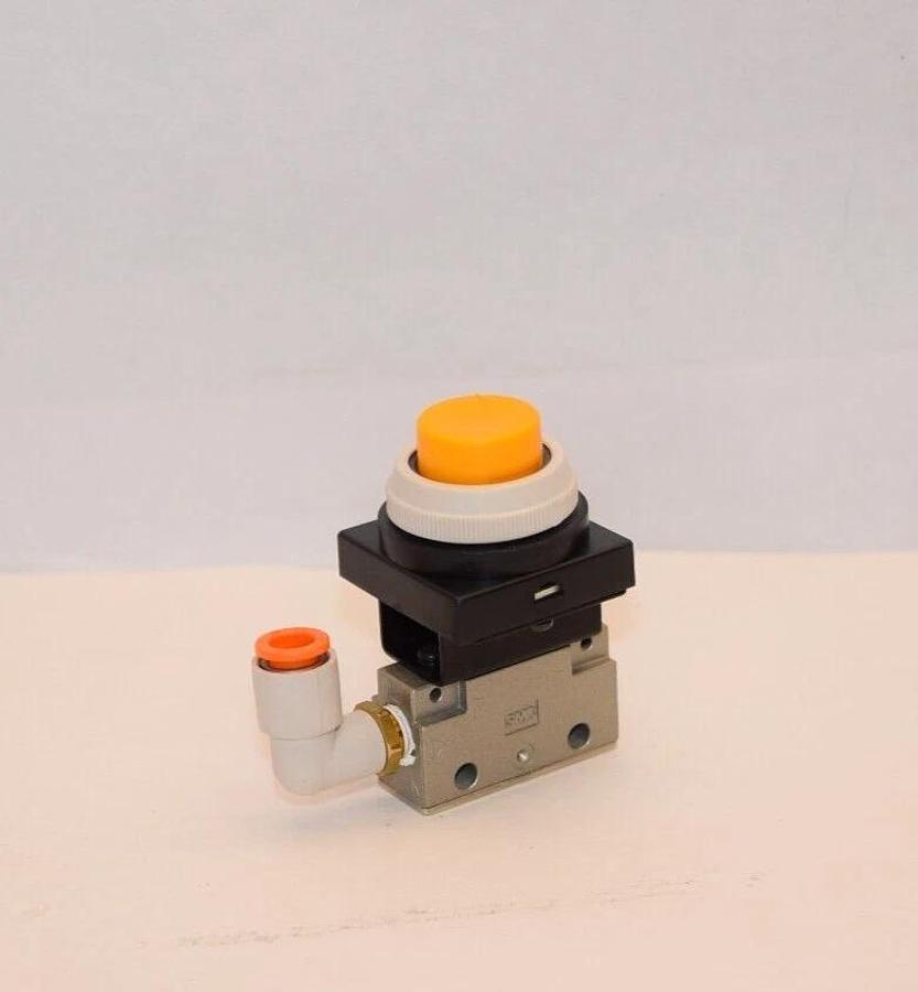 Used SMC NVM12 Mechanical Momentary Switch With Push Button
