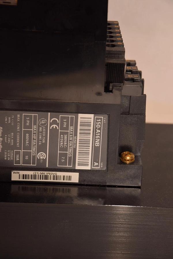(New) ALLEN BRADLEY 150-A16NB-ND Series A 3Phase Smart Motor Controller