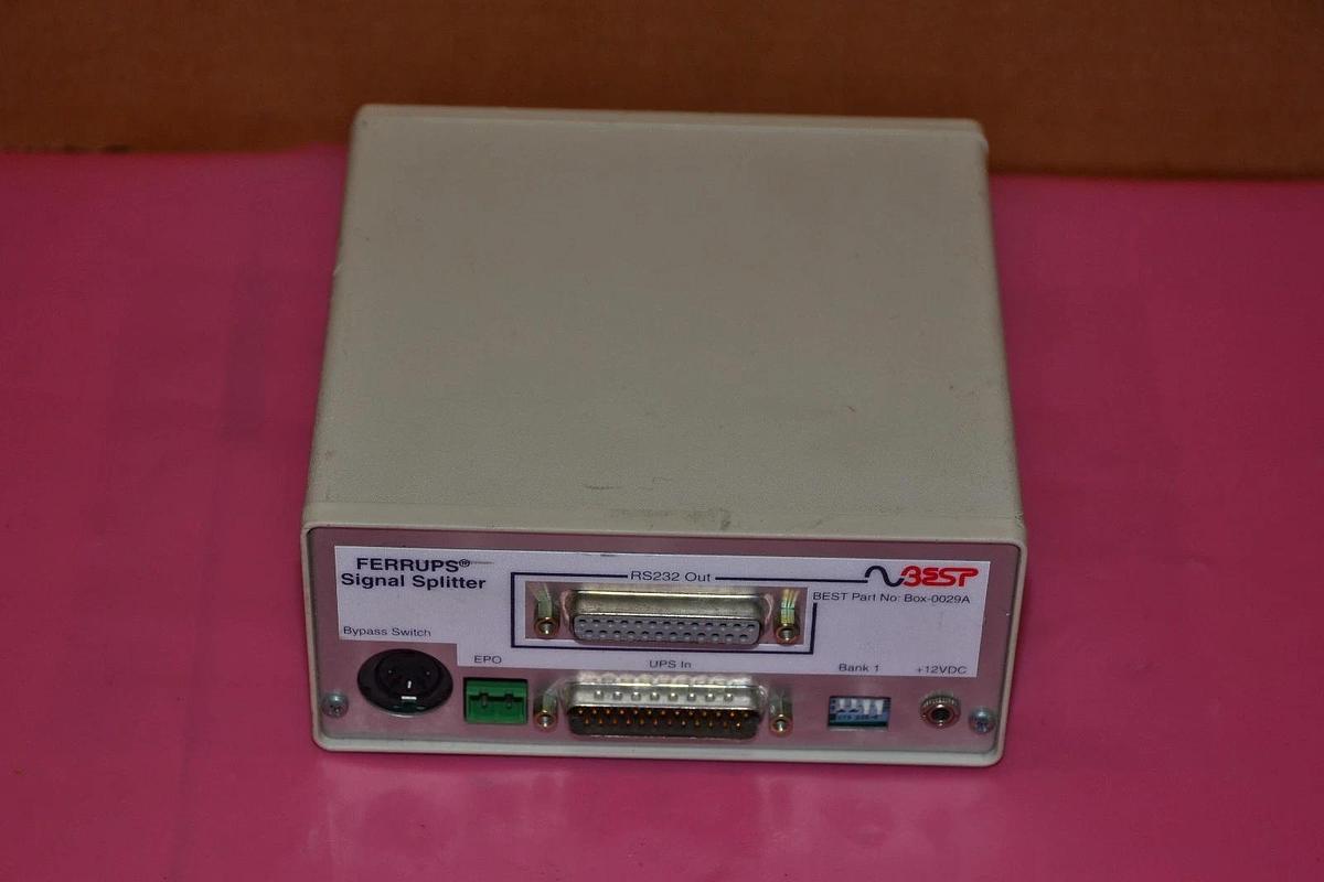 Used BEST FERUPS SIGNAL SPLITTER BOX-0029A RS232 OUT