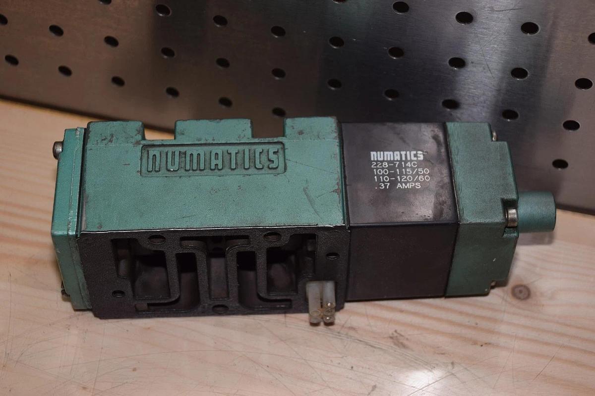 Used NUMATICS 554SA43AK000030 110-120 V 50/60Hz .37AMPS SOLENOID VALVE