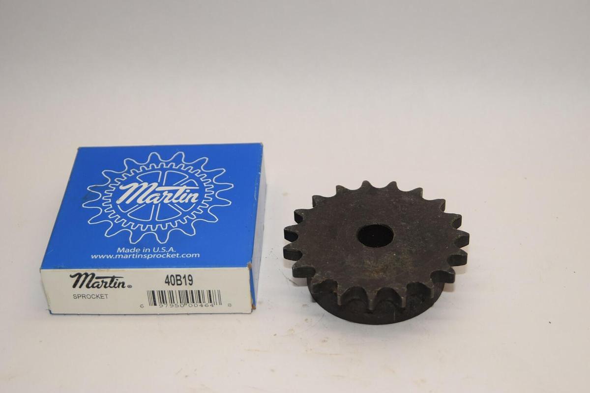 (NEW) MARTIN 40B19 5/8" Bore 19 Teeth Sprocket