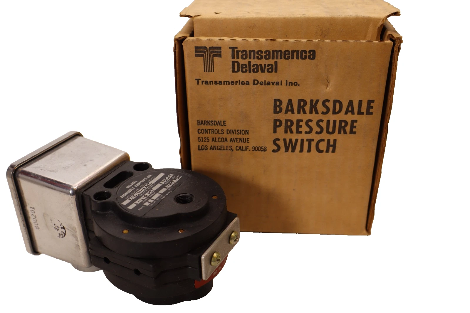Barksdale Controls Differential Pressure Switch EPD1H-AA40 , 3-150psi, 4A (New)