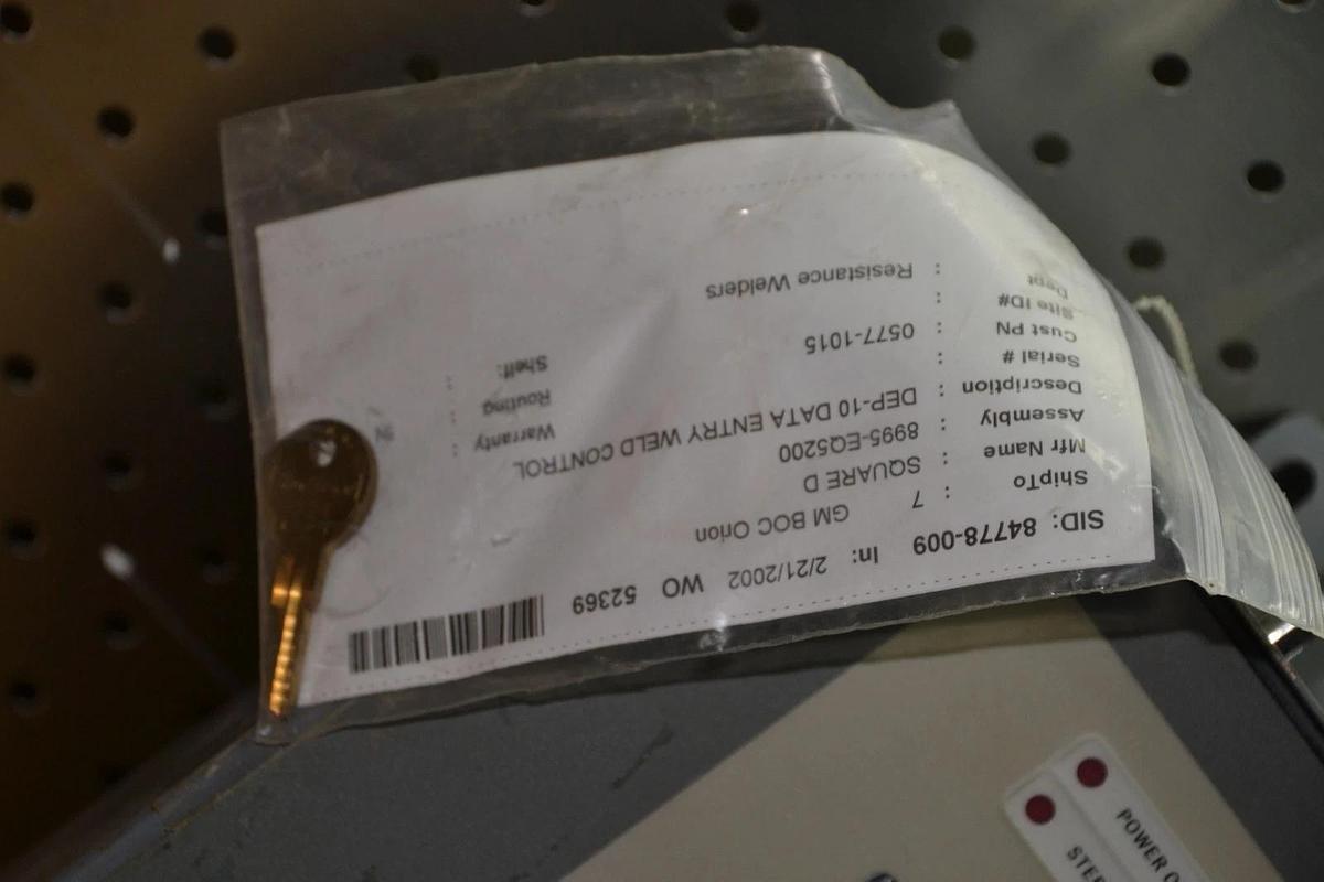 Used SQUARE D Sy/Matic EQ-5200 Welder Control 8995-EQ5200-DEP-10 8995EQ5200DEP10