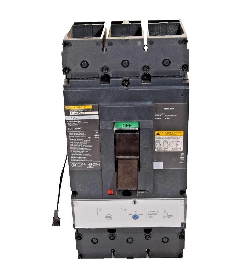 Square D PowerPact LL1200 Breaker LLF37060D33 600A 600 Amp 3p (New, take out)