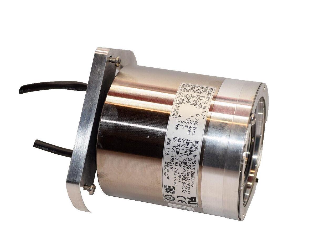 Used NSK Megatorque Motor M-PS1012KN002-F MPS1012KN002F 0-240v PS1-1852161 4Nm 126w